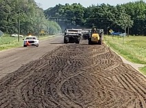 Construction of rural road using base stabilizer