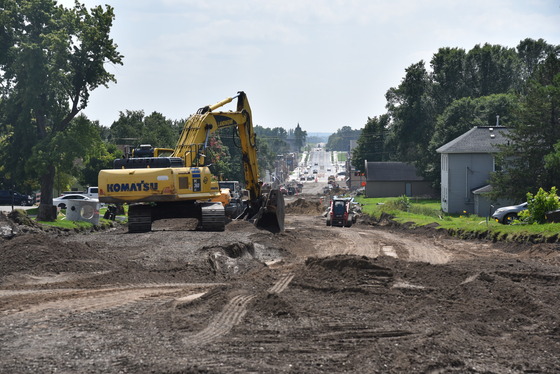 View from the north looking south at Stage 2A and 1C