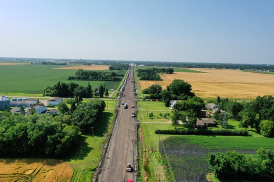 Hwy 220 north of East Grand Forks