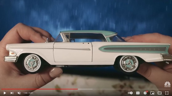 Model of Edsel car