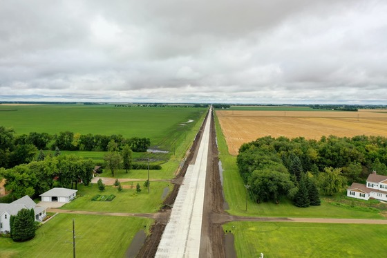 Hwy 220 north of East Grand Forks