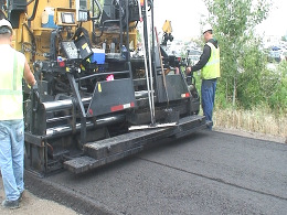 Asphalt application using Cold-Central Plant Recycling