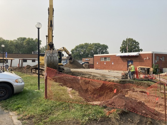 Storm sewer work