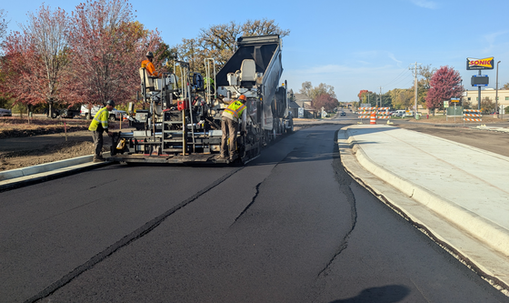 Paving Main St. the week of Oct. 21.