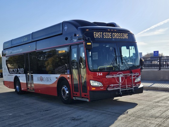 Ribbon Cutting - St. Cloud Metro bus