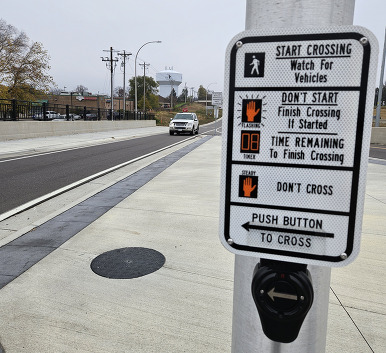 Pedestrian signal image