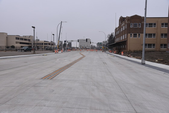 First Ave paved