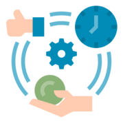 Payment process clip art