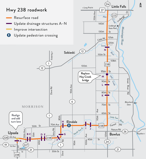 Hwy 238work map - select image to go to web page
