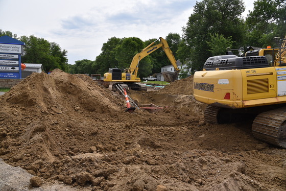 Hwy 108 east utility work