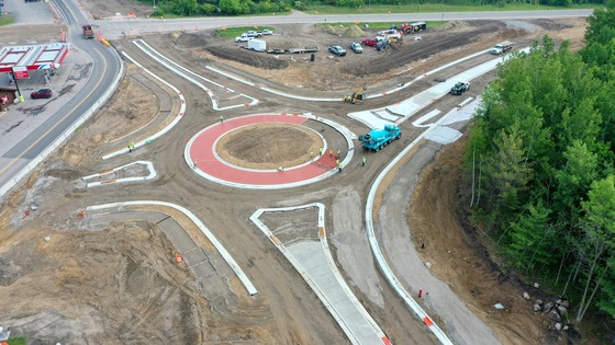 Highway 371 roundabout