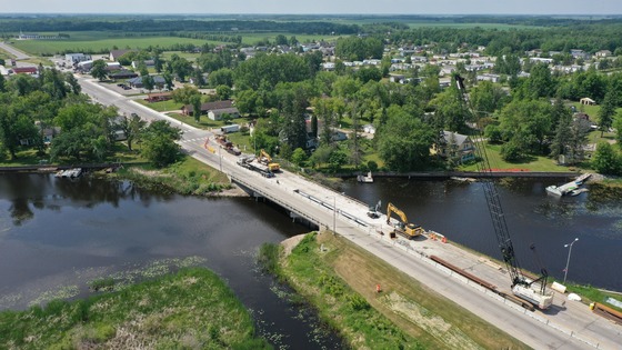 Highway 11 Warroad bridge