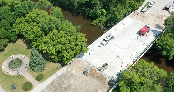 Highway 11 Roseau bridge