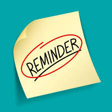 Reminder clip art