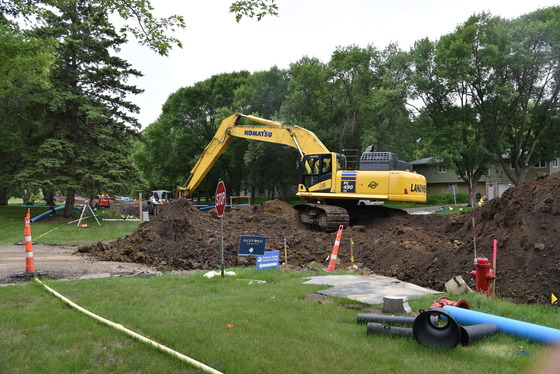 Hwy 108e utility work