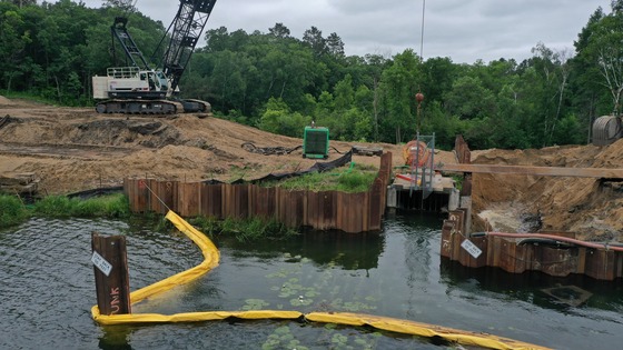 Highway 87 Hubbard dam