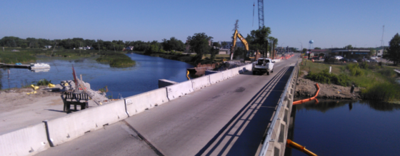 Hwy 11 Warroad bridge