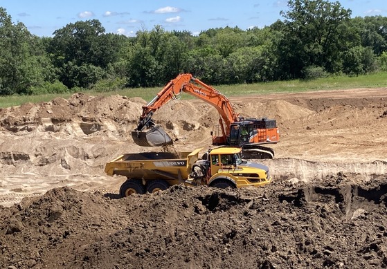 Image of excavation work