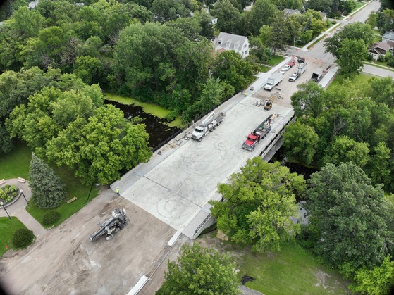 Roseau River bridge