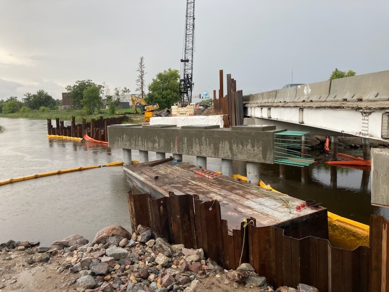 Highway 11 Warroad River bridge