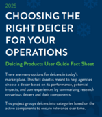 Deicing products fact sheet cover