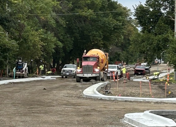 Concrete on Hwy 108 east