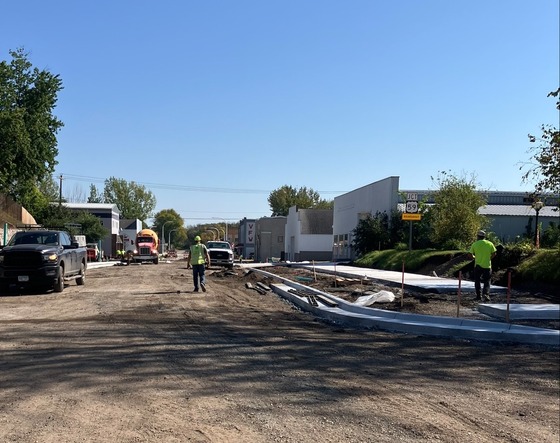 Hwy 108 west concrete