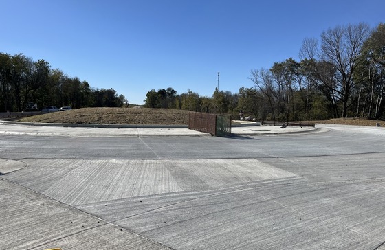 Center circle of roundabout