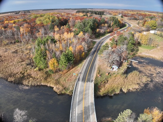 Highway 87 east project complete