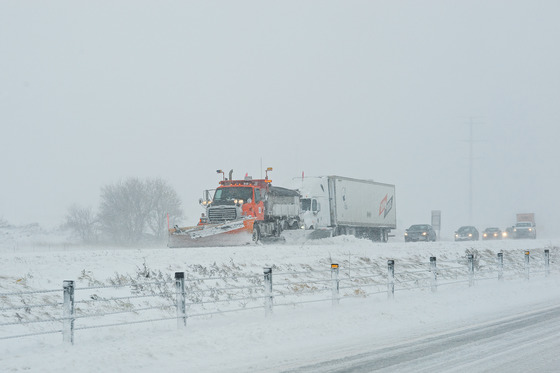 I-94 during a snow event