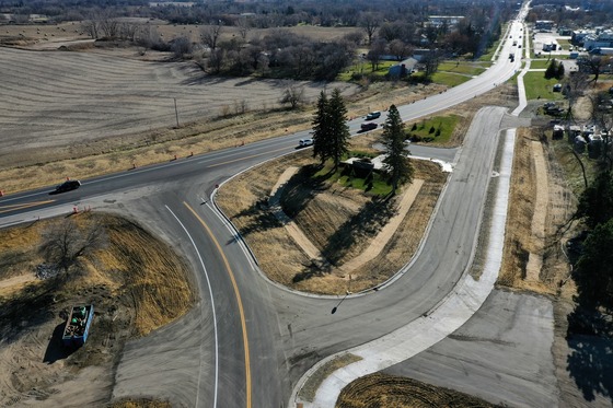 View of CR 9 and Pete Lane