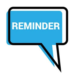 Reminder clip art