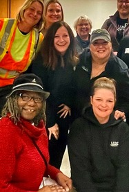 Miller with Lunda Construction staff