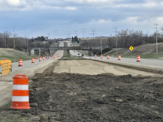 South crossover on I-94