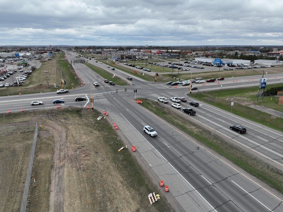 Highway 197/71 intersection