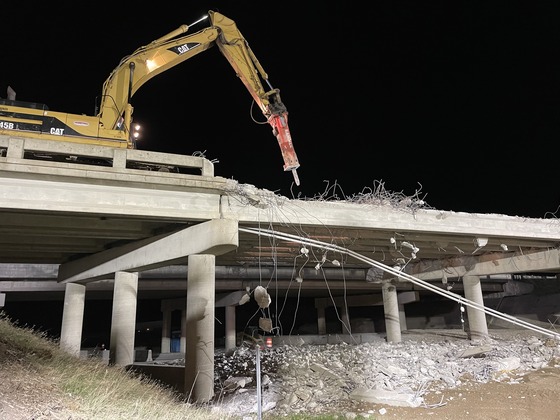 Bridge demolition