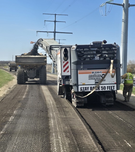 Milling on ramp