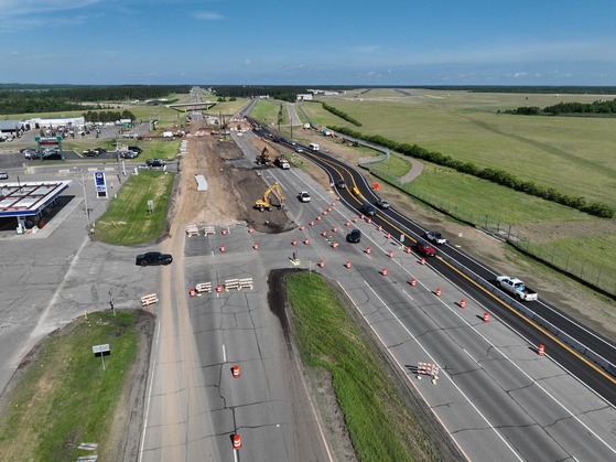 Highway 197 construction