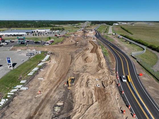 Highway 197 construction