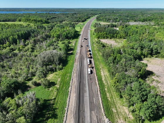 Highway 71 construction