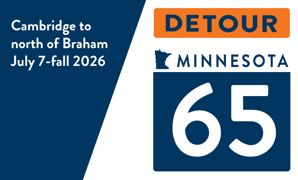 Hwy 65 roadwork graphic