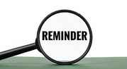 Reminder clip art