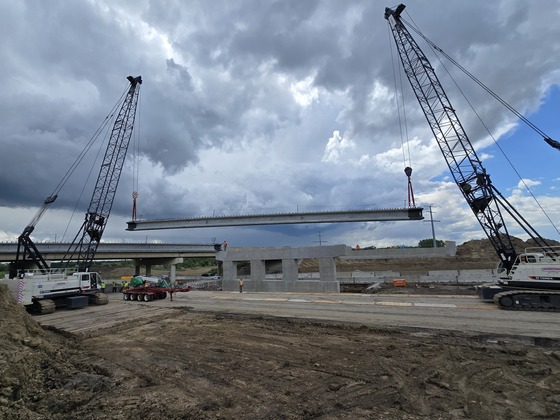 Bridge beam installment 