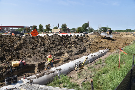 Underground utility replacements