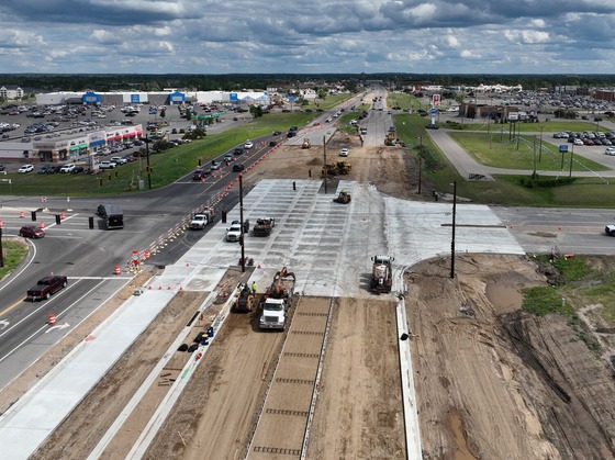 Highway 197/71 intersection