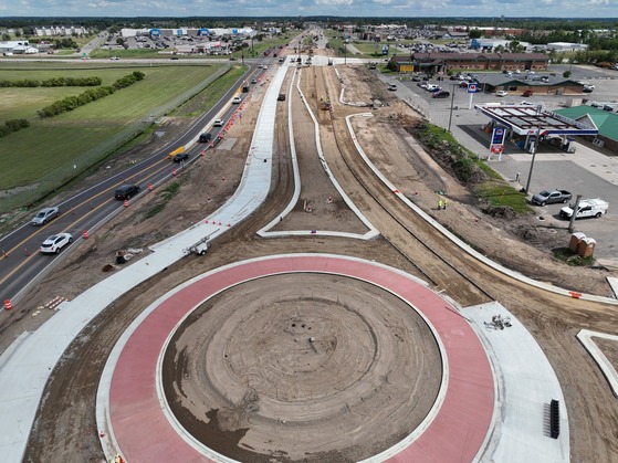 Highway 197 construction