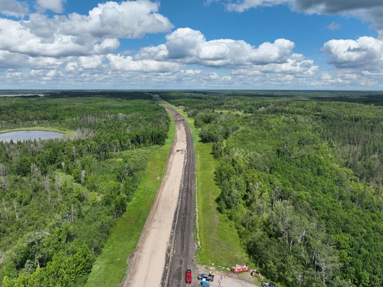Highway 71 construction