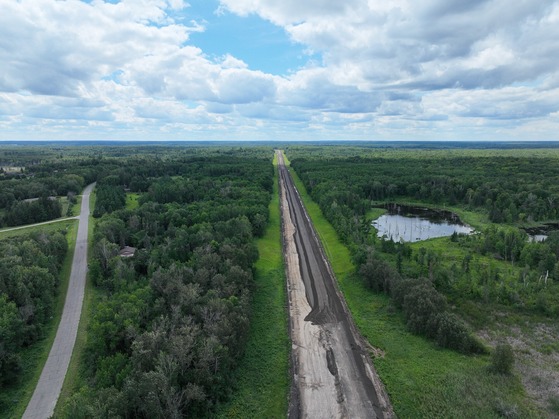 Highway 71 construction