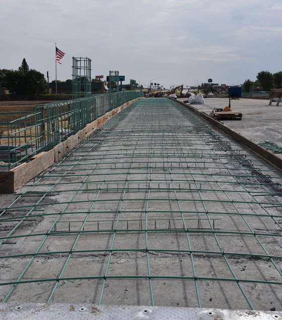 preparing for sidewalks to be poured