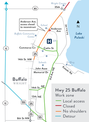 Buffalo local access map